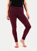 Festival Printed Leggings | Wine-Image 1