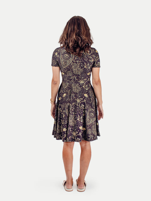 Festival Short Sleeve Dress