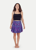 Festival Skorts | Blue Paisley-Image 1
