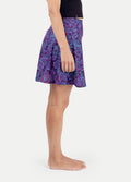 Festival Skorts | Blue Paisley-Image 3