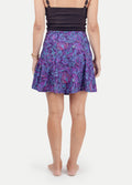 Festival Skorts | Blue Paisley-Image 4