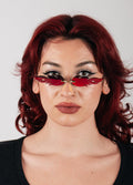 Fire Flames Sunglasses | Red-Image 4