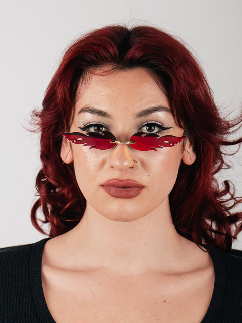 Fire Flames Sunglasses