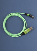 Flashing Magnetic Cable Type C 1m | Green-Image 1