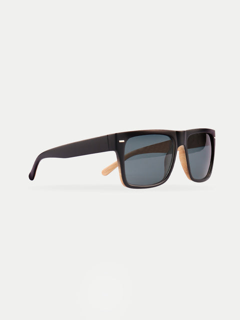 Flat Top Contrast Arm Sunglasses