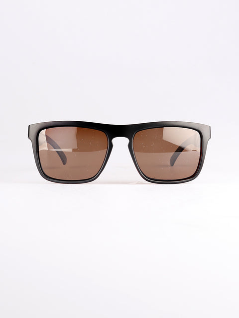 Flat Top Notched Square Polarised Sunglasses