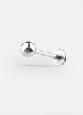 Flatback Barbell 18G | Steel-Image 1
