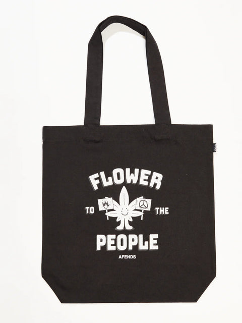 Flower - Organic Hemp Tote Bag