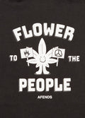 Flower - Organic Hemp Tote Bag | Black-Image 2