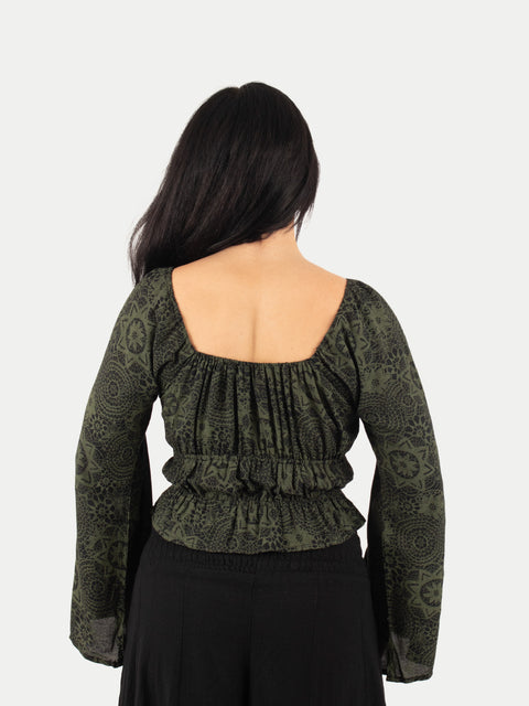 Flowy Peasant Blouse
