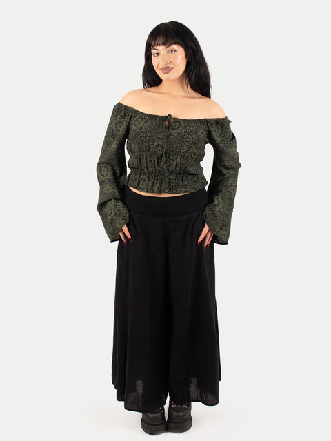 Flowy Peasant Blouse