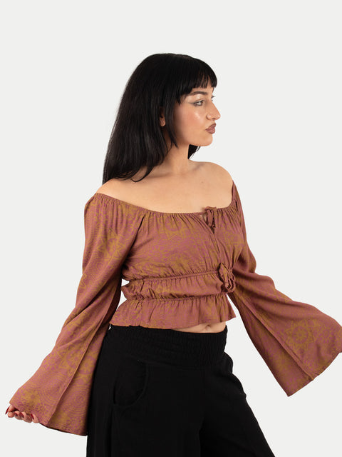 Flowy Peasant Blouse