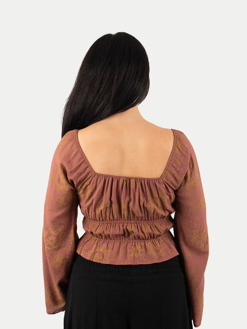 Flowy Peasant Blouse