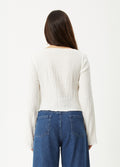 Focus - Hemp Seersucker Long Sleeve Top | Off White-Image 2
