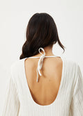 Focus - Organic Hemp Seersucker Mini Dress | White-Image 6