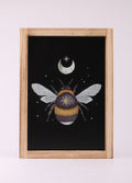 Forest Bee Wooden Framed Wall Art | One Colour-Image 2