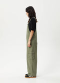 Fraser - Organic Recycled Utility Overalls | Olive-Image 2