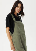 Fraser - Organic Recycled Utility Overalls | Olive-Image 6