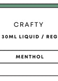 Crafty Menthol 30ml Regular/Freebase | 30mL-Image 1