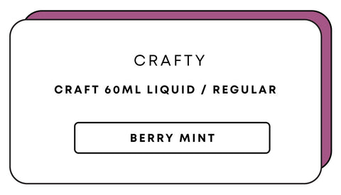 Crafty Berry Mint 60mL Regular/Freebase