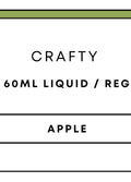 Crafty Apple 60mL Regular/Freebase | 60mL-Image 1