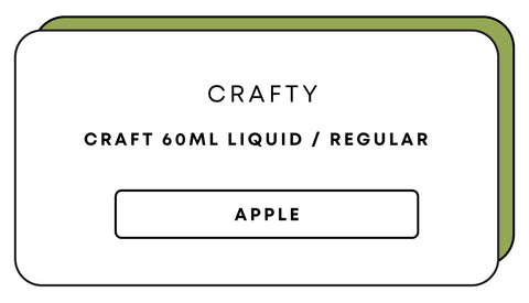 Crafty Apple 60mL Regular/Freebase