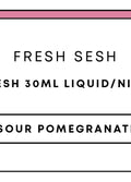 Fresh Sesh 30mL | Sour Pomegranate-Image 1