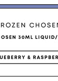 Frozen Chosen 30mL Nic Salts | Blueberry & Raspberry-Image 1