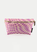 Fydelity Recycled Bum Bag | Purple Optic Check-Image 1
