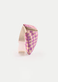 Fydelity Recycled Bum Bag | Purple Optic Check-Image 2