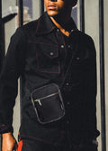 Fydelity Recycled Sidekick Sling Bag | Black-Image 3
