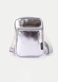Fydelity Recycled Sidekick Sling Bag | Metallic Silver-Image 1
