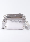 Fydelity Recycled Sidekick Sling Bag | Metallic Silver-Image 2