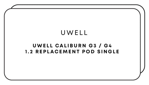 Uwell Caliburn G3 / G4 1.2 Replacement Pod Single