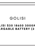 GOLISI S30 18650 3000mAh Rechargeable Battery (2 PACK) | One Colour-Image 1