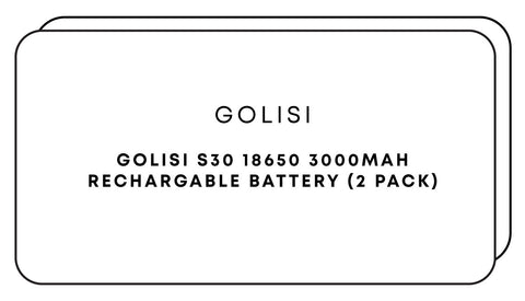 GOLISI S30 18650 3000mAh Rechargeable Battery (2 PACK)