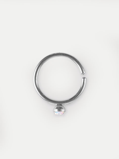 Gem Split Ring 20G