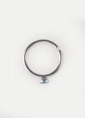 Gem Split Ring 20G | Blue-Image 1