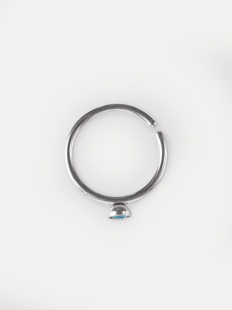 Gem Split Ring 20G
