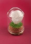 Gemstone & Mineral Glass Dome | Quartz Geode-Image 1