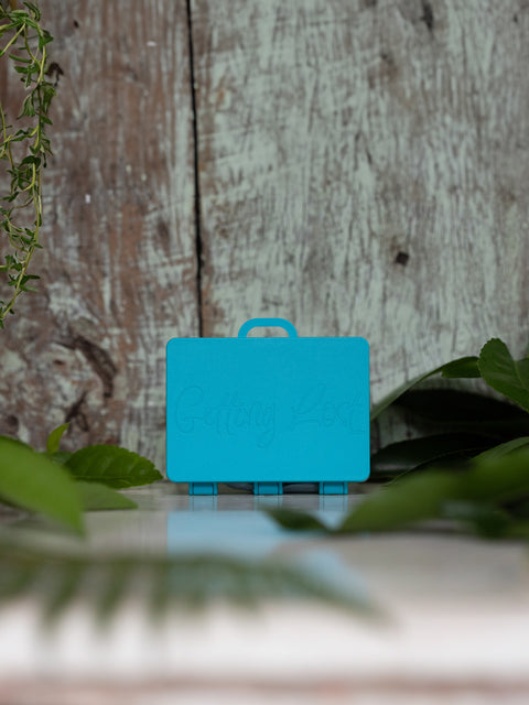 Getting Lost card holder suitcase