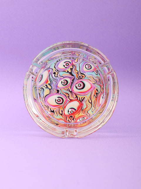 Glass Ashtray 8.5cm