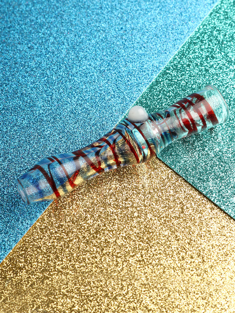 Glass Cig Holder w- Roll Stop