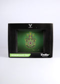 Glass Tray:Small -Hamsa | Green-Image 3