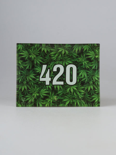 Glass Tray:Small - 420 Green