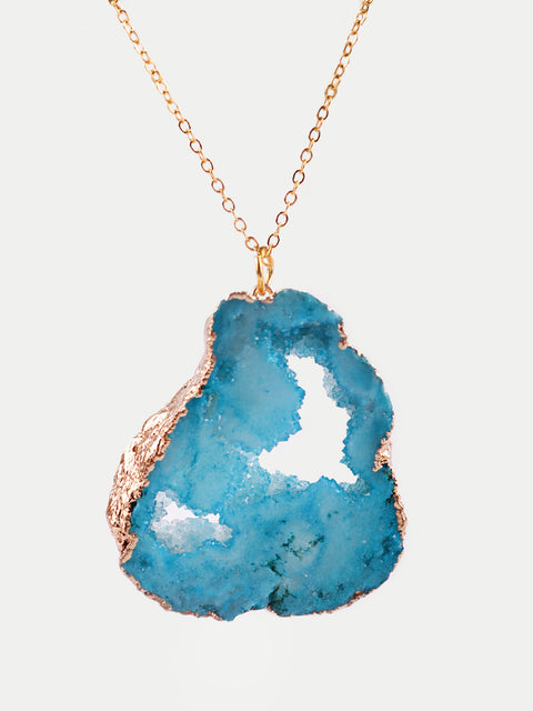 Aura Geode Pendant