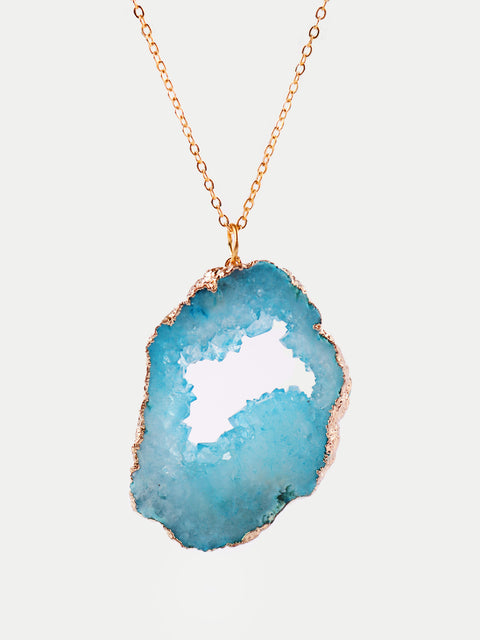 Aura Geode Pendant