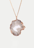 Aura Geode Pendant | Clear/ Gold-Image 3