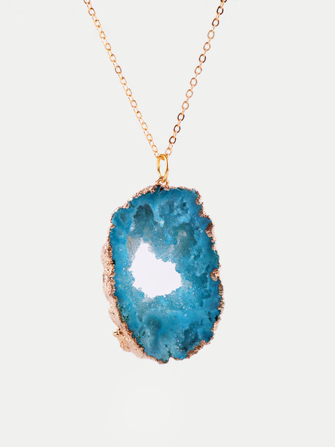 Aura Geode Pendant