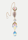 Gold Accent Suncatcher | White Agate-Image 1